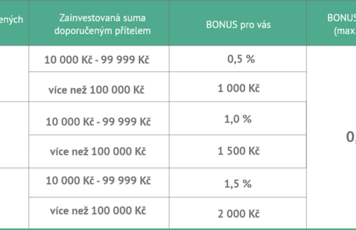 Referral program - doporučte nás a získejte atraktivní bonusy. Vydělávejte chytře